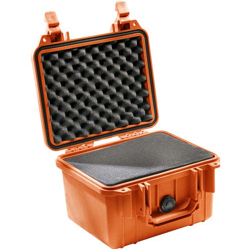 Pelican 1300 Case with Foam (Orange)