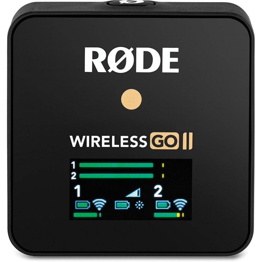 RODE Wireless GO II dual channel microphone sound outlet system recorder