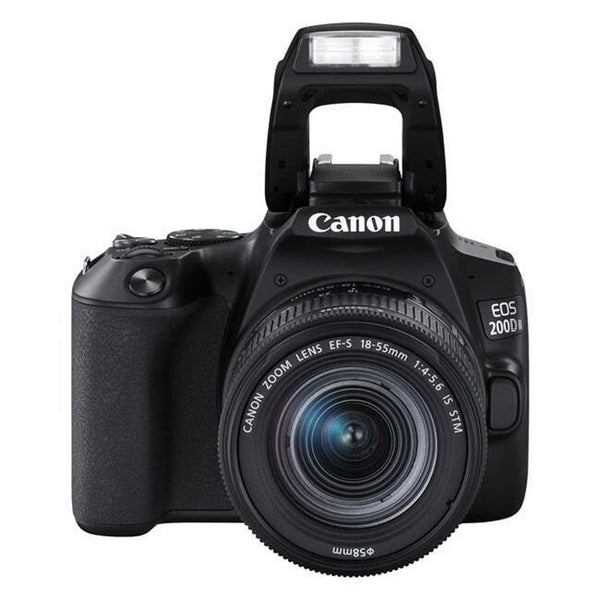 Canon EOS 200D Mark II DSLR with EF-S 18-55mm f/4-5.6 IS STM and EF-S 55-250mm f/4-5.6 IS STM