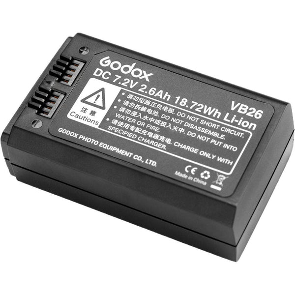 Godox V1 Flash for Nikon with VB26 Battery Kit 