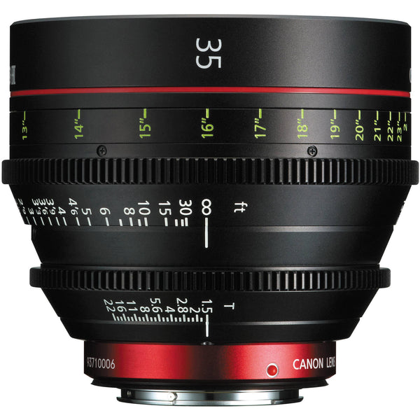 Canon CN-E 35mm T1.5 L F Cinema Prime Lens (EF Mount)