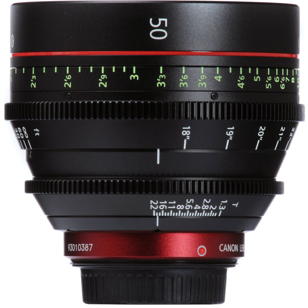 Canon CN-E 50mm T1.3 L F Cine Lens