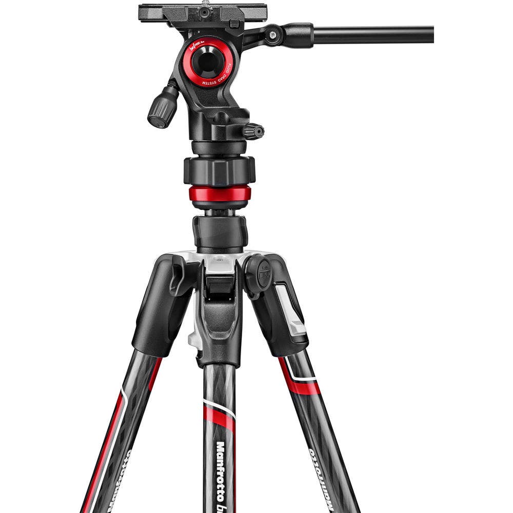 Manfrotto Befree Live Carbon Fibre Video Tripod Kit with Twist Leg Locks (MVKBFRTC-LIVE)