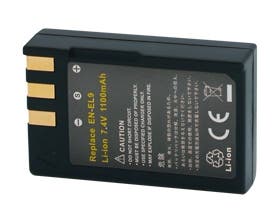 Inca EN-EL9 7.4V 1200Mah Battery for Nikon 